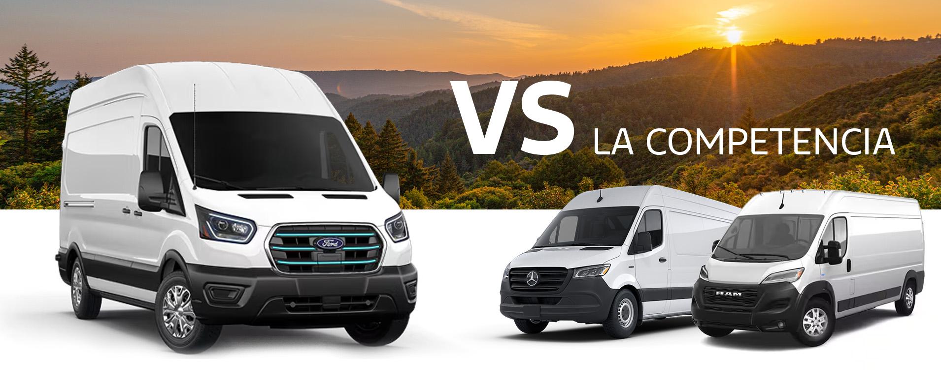 Compare la Ford E-Transit con la competencia | Concesionarios Ford del Sur de California